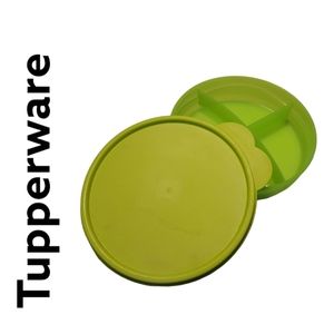 Vintage Tupperware Green Bowl Storage Container 2415b-2 With Green Lid Pre-Owned